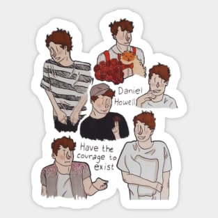 Dan Howell appreciation Sticker